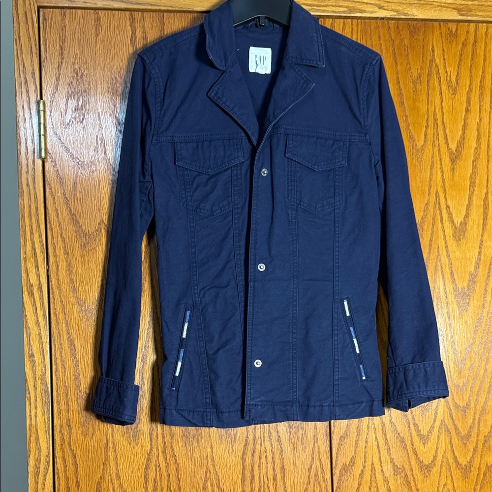 GAP Deep Blue Shirt Jacket